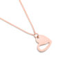 Modern and Chic Gold Heart Pendant