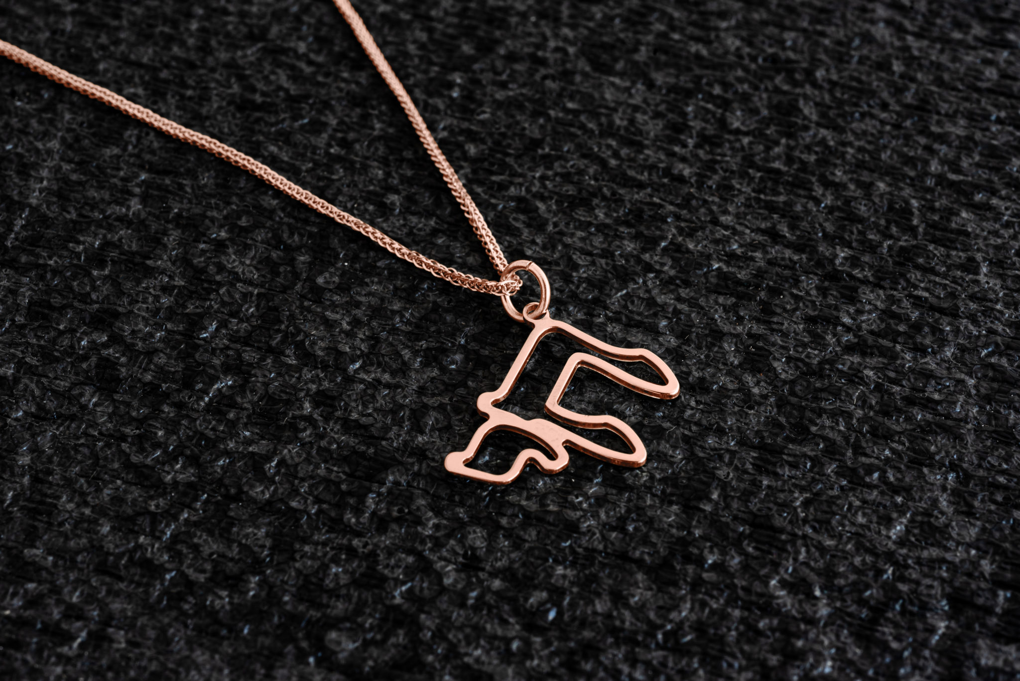Cut-Out Unique Chai 14K Gold Pendant