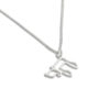 Beautiful Hollow Chai Silver Pendant