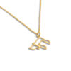 Cut-Out Unique Chai 14K Gold Pendant
