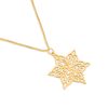 14K  Gold Filigree Star of David Necklace  - NADAV ART