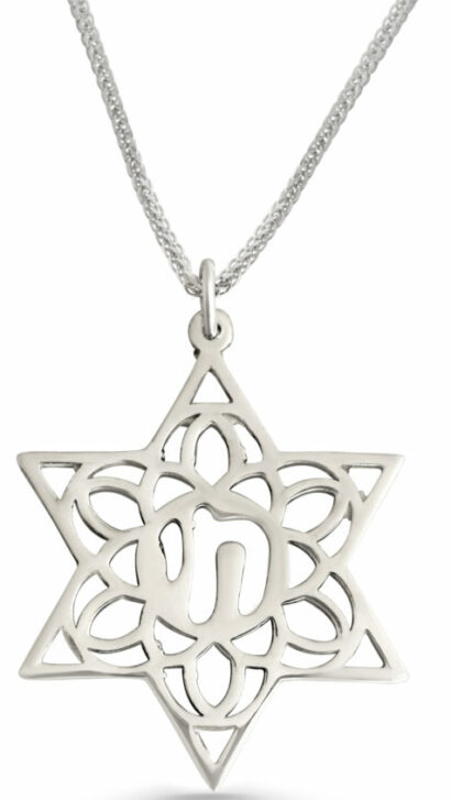 Classic Hollow Star of David Necklace