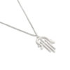 Harp-Shaped Hamsa 14K Gold Necklace