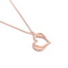 Unique Double-Heart Designed Gold Pendant