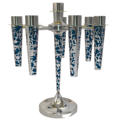 Sterling Silver candelabra with Custom Colors