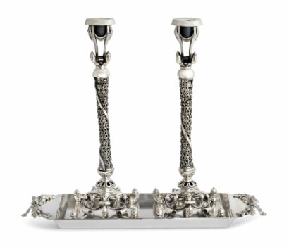 Special Extra Large Sterling Silver Candlesticks