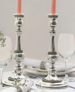 silver Pricket Candlestick