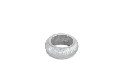 Aluminum Hammered Napkin Holder Ring-Shaped