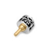 Stunning Sterling Silver and Brass Dreidel