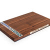 Personalized Silver and Mahogany Challah Board