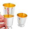 Sterling Silver Kiddush Set with 6 Liqueurs