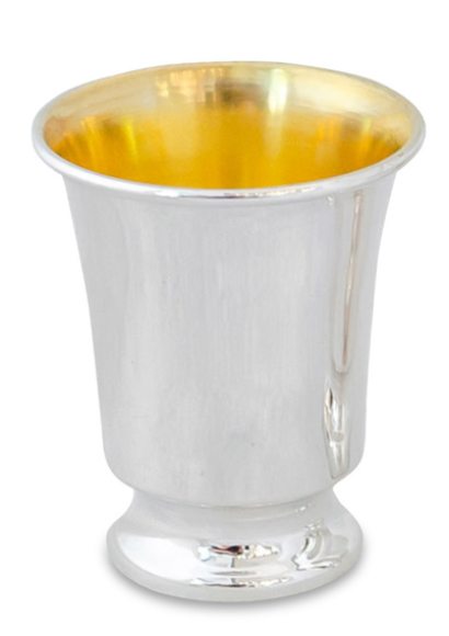 Elegant Small Sterling Silver Liquor Cup