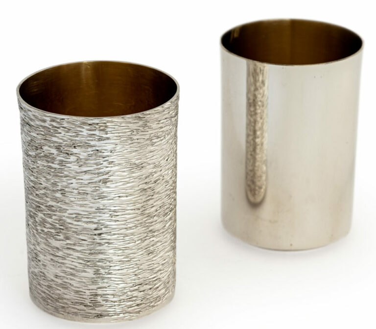 Small and Simple Silver Kiddush Cup