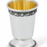Classic and Glossy Filigree Small Kiddush Cup