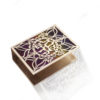 Sterling Silver Matchbox Cover with Enamel and Blessing
