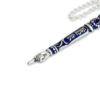Iron Torah Pointer with Enamel and Jerusalem Lettering