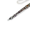 Iron Torah Pointer with Enamel and Jerusalem Lettering