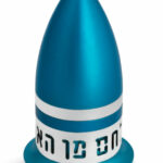 Rocket Shaped Aluminum Salt Shaker with Blessing