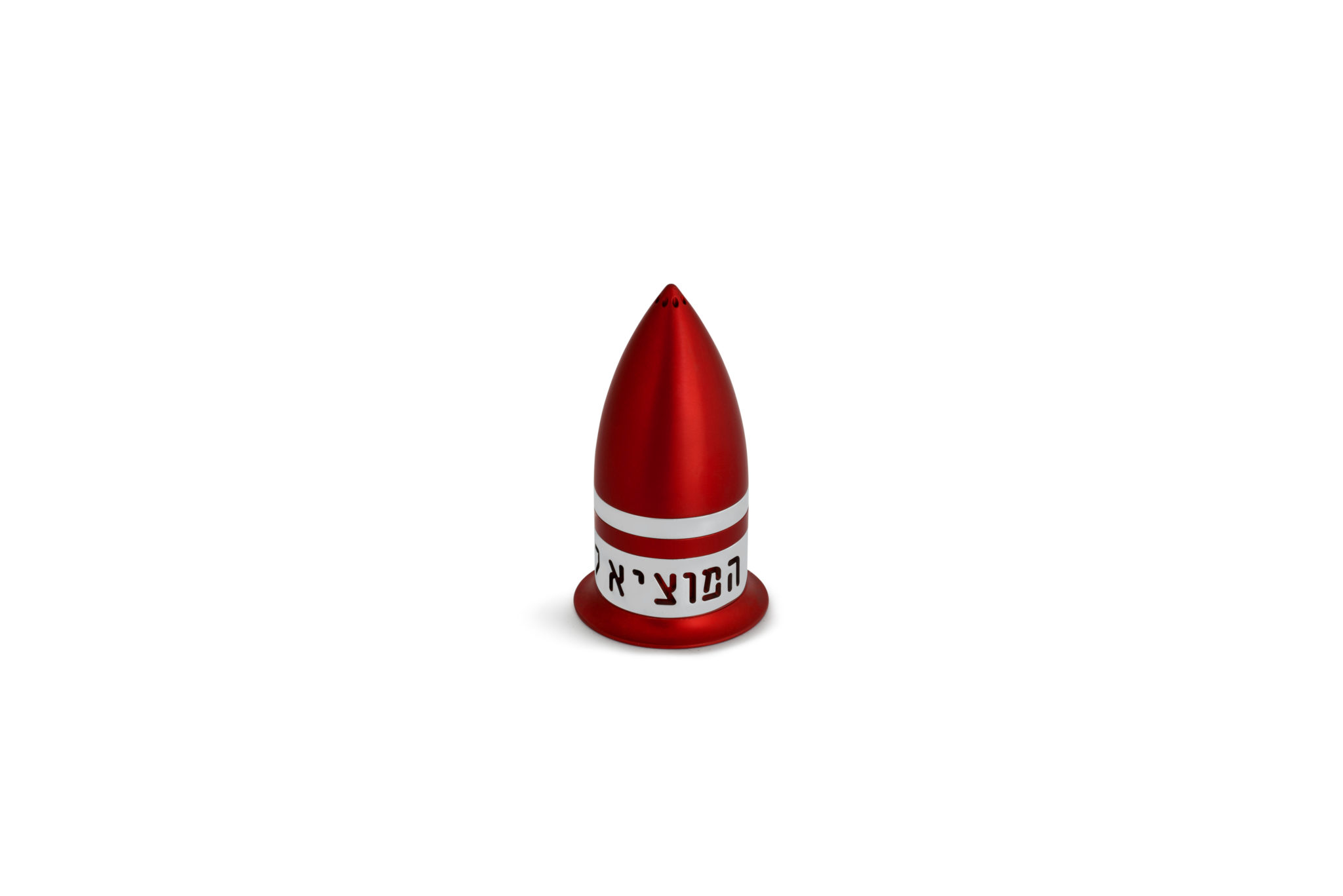 Rocket Shaped Aluminum Salt Shaker with Blessing
