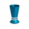 Colorful Andoized Aluminum Kiddush Cup with Flat Base