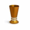 Colorful Andoized Aluminum Kiddush Cup with Flat Base