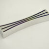 Colorful Enameled Contemporary Silver Mezuzah