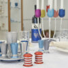 Aluminum Colorful Kiddush Liquor Set