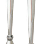 Extra Tall Silver Candlesticks for Shabbat