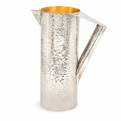 Special Hammered Silver Pitcher for Kiddush