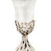 Nature-Inspired Leaves Silver Kiddush Cup