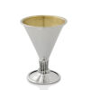 Sterling Silver Filigree Kiddush Cup Set with Eight Cups and Tray