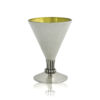 Sterling Silver Filigree Kiddush Cup Set with Eight Cups and Tray