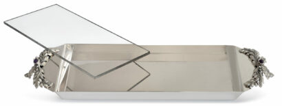Handmade Sterling Silver Candlestick Tray
