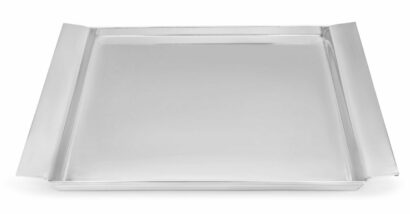 Big Sterling Silver Tray with Handles