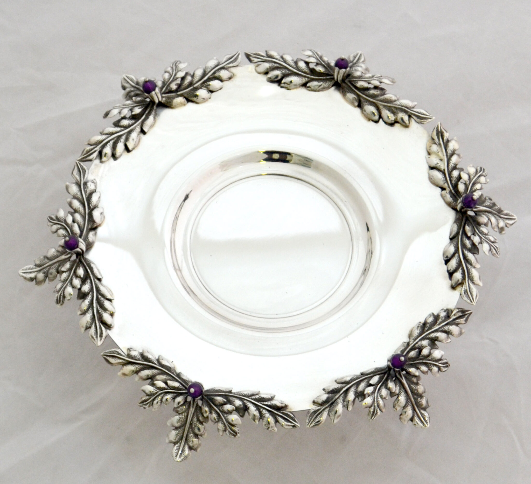 Sterling Silver Floral Silver Plate