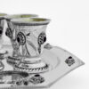 Amethyst Stones Kiddush Cup and Liquors Set