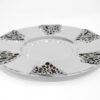 Silver Kiddush Cup Set with Grapes Decorations