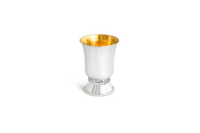 Shimmering Sterling Silver Kiddush Cup