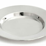 Classic Sterling Silver Smooth Kiddush Plate