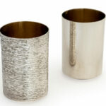Extraordinary Unique Hammering Kiddush Cup