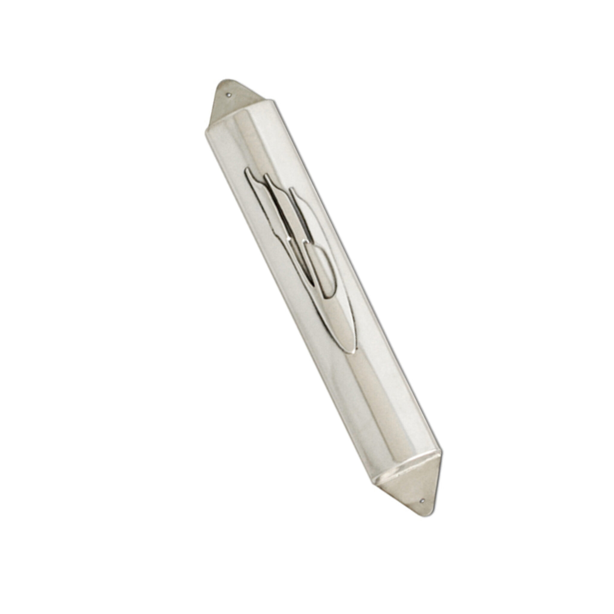 Sterling Silver Minimalist Shin Mezuzah Cover