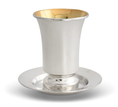 Modern Kiddush Cup Made From Sterling Silver