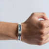 Three Hebrew Blessings Silver Bracelet