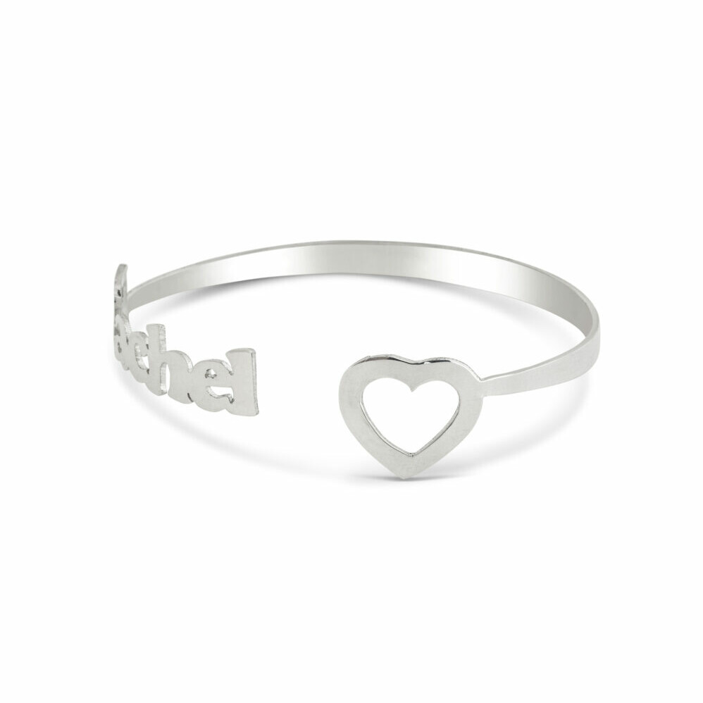 Heart Sterling Silver Bracelet