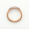 Gold Personalized English Name Enameled Ring