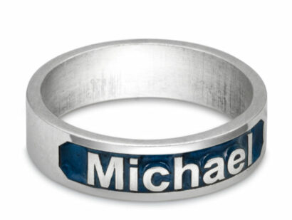 Thick Name 14K Gold Ring