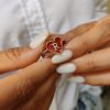 Love and Soul Heart and Letter Gold Ring