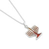 Hanukkah Menorah Gold Pendant