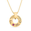Round Ani Ledodi Gold and Enamel Pendant