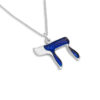 Colorful Enamel Chai Gold Pendant